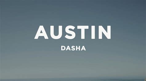 Dasha Austin Lyrics Youtube