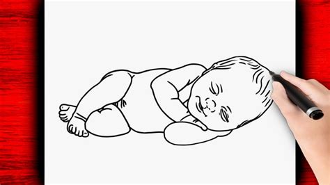 Como Desenhar Um Beb Dormindo Hvordan Tegne En Baby Sove How To