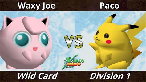 Xanadu Origins Paco Pikachu Vs Waxy Joe Jigglypuff Smash Bros