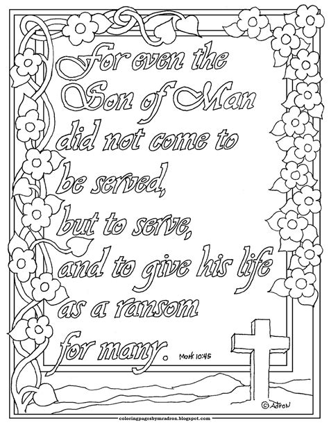 50 Best Ideas For Coloring Mark 10 35 45 Coloring Page