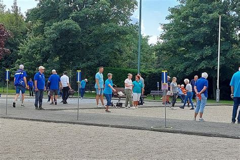 Verburch Sportcentrum Jeu De Boules Rondgang Toernooi Markeer In