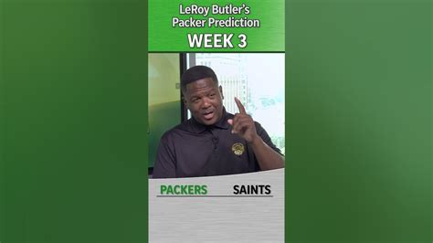 Leroy Butlers Prediction For Green Bay Packers Vs New Orleans Saints