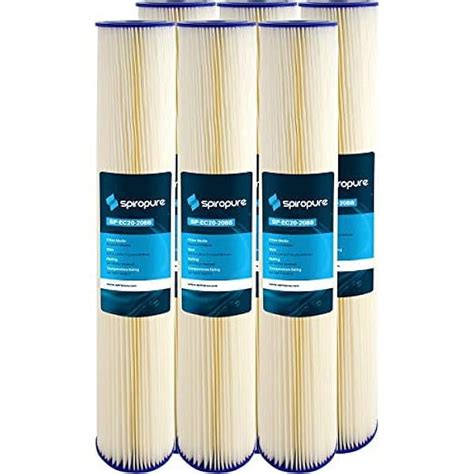 ZHOUJIA SP EC20 20BB 20x4 5 20 Micron Pleated Cellulose Sediment Water