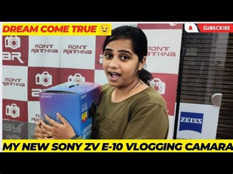 Dream Come True Buying Brand New Sony Camera ZV E10 Zve10 Sony