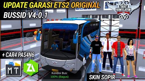 Kodename Garasi Ets Original Skin Sopir Bussid V Youtube