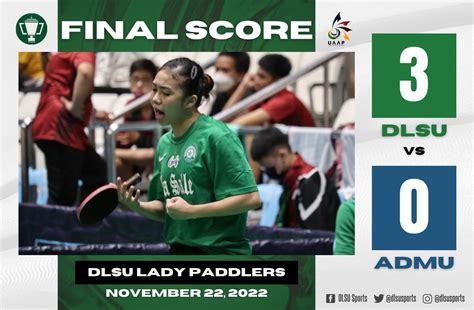 Dlsu Sports On Twitter The Dlsu Lady Paddlers Dismantle The