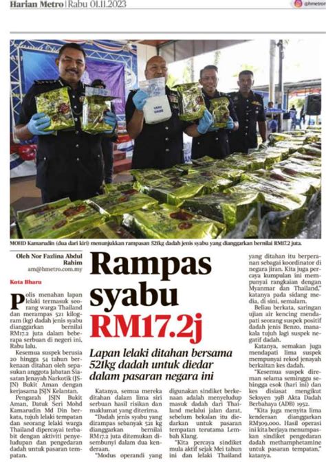 1 November 2023 Rampas Syabu RM17 2j