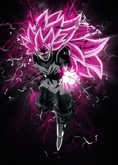 Goku Black Ssj Ros En Dibujos De Goku Black Personajes De Porn