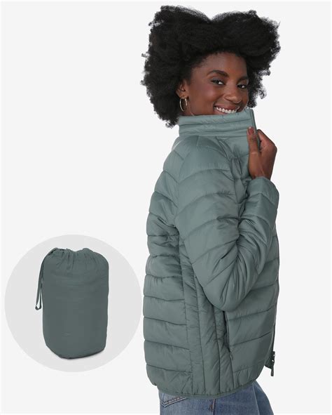 Riachuelo Jaqueta Puffer Feminina Saquinho Verde Pistache Ak By