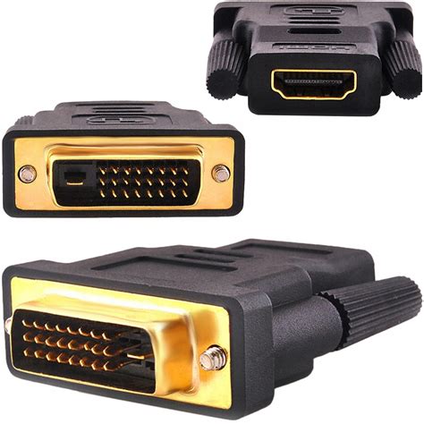 Dvi Male To Hdmi Female Adapter Cables Plugs Adapters Converters