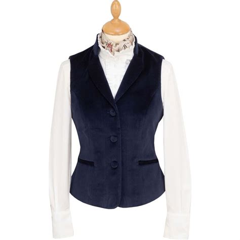 Ladies Tweed Waistcoats Velvet And Fur Gilets Cordings