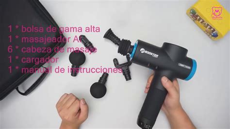 Booster M2 Pistola De Masaje Muscular Profesional De Relajación YouTube