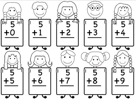 Kindergarten Worksheets Math Additionndergarten Worksheet Free