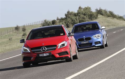 2013 Bmw M135i Vs Mercedes Benz A45 Amg Comparison Test By Car Advice