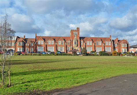 Bablake School Coventry 5 Feb 2013 Main School Building Cliff