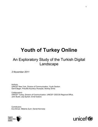 Youth Of Turkey Online PDF