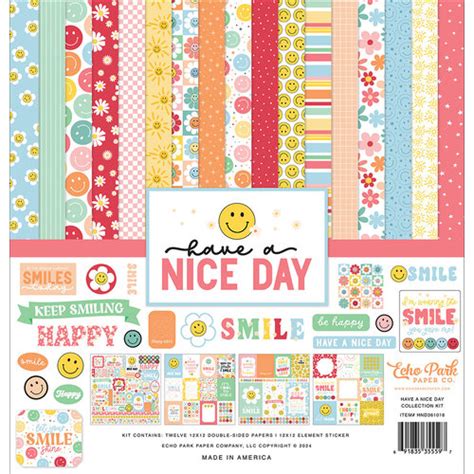 Echo Park Have A Nice Day Collection Collection Kit