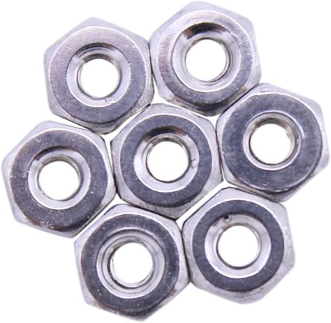 100 Count 6 32 Hex Machine Screw Nut 18 8 Stainless Steel U Turn Nuts