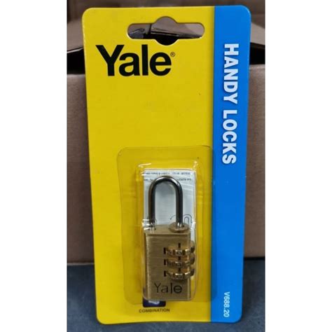 Yale Resettable Digit Combination Padlock V Mm Shopee