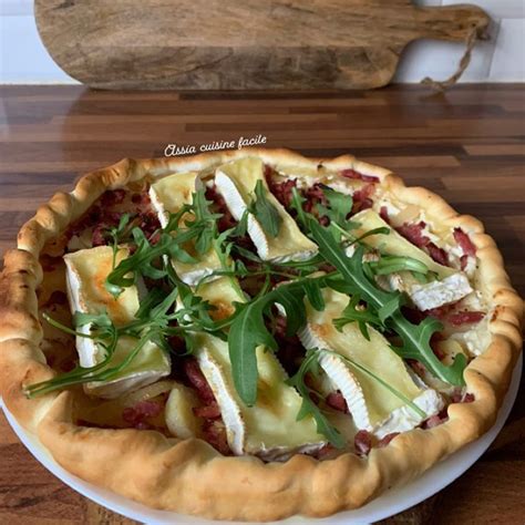 Assia On Instagram Tarte Lardon Pomme De Terre Camembert Une