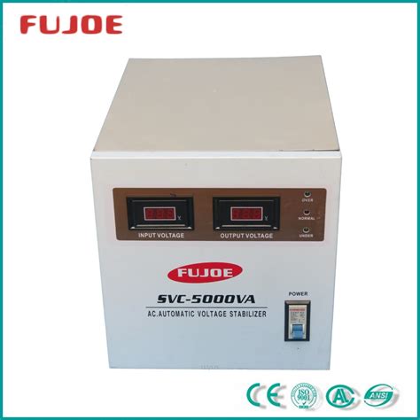 Power Supply Single Phase SVC 5kVA Automatic Voltage Stabilizer China