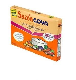 Sazon Goya Con Culantro Y Achiote Sobres Gr Display