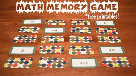 Math Memory Games, Free Printables | SDPB