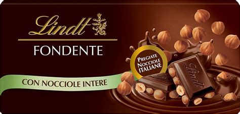 Lindt Tavoletta Classica Cioccolato Fondente Con Nocciole Formato 100g