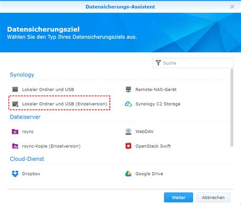 2 Methoden Synology NAS Backup Auf Externe Festplatte Erstellen