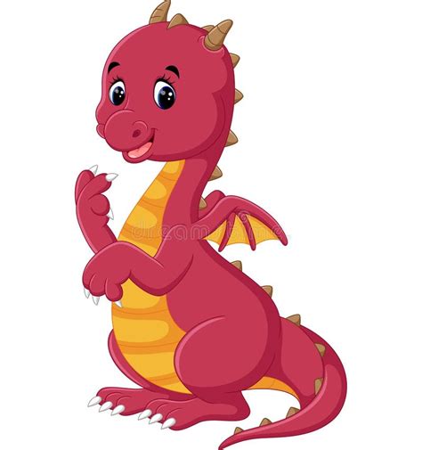 Cute Dragon Cartoon Stock Vector Illustration Of Cute 73598515