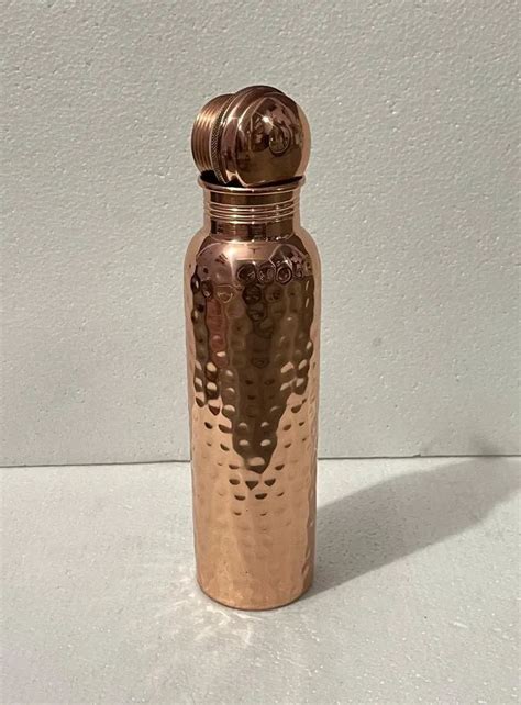 Standard Copper Hammered Water Bottle Screw Cap At Rs 390 Piece In