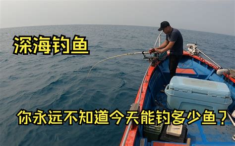 深海钓鱼：一天的辛苦，你永远不知道今天能钓多少鱼？ 钓鱼大锋子 钓鱼大锋子 哔哩哔哩视频