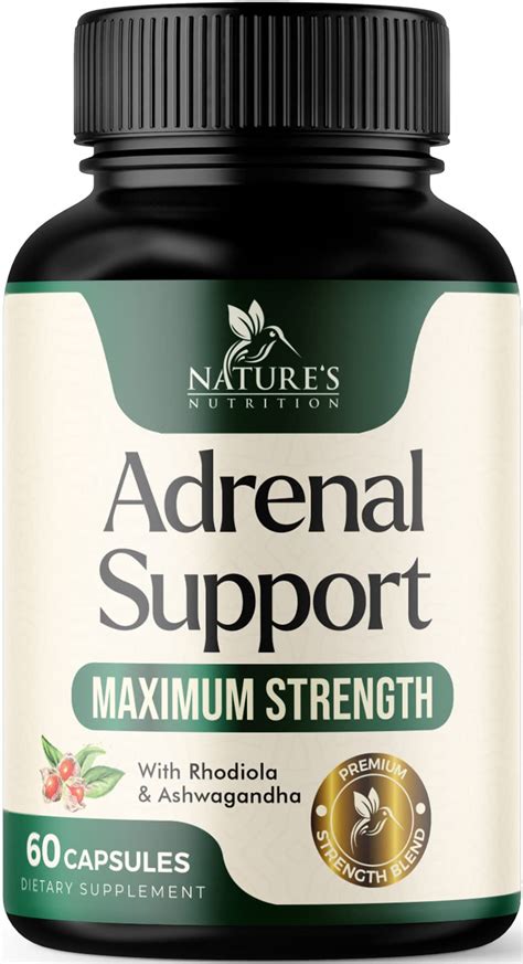 Adrenal Support Supplements And Cortisol Manager With Ashwagandha And 10 Herbs And Nutrients To