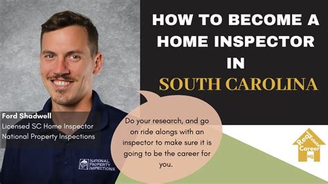 How To Become A Home Inspector In South Carolina License Requirement