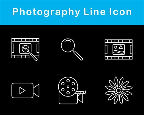 Photography Vector Icon Set 20651715 Vector Art at Vecteezy