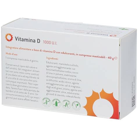 VITAMINA D 1000 UI Compresse Masticabili 168 Pz Redcare