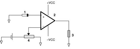 Temperature controller circuit diagram: 1-semiconductor diode ...