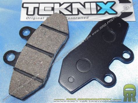 Plaquettes de frein TEKNIX avant pour scooter 125 et 50cc à boite MBK