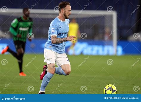 Football Serie A 2022 2023 Soccer Match SS Lazio Vs Sassuolo At