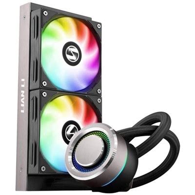 LIAN LI Galahad AIO 240 RGB Black Addressable RGB Fans AIO CPU Liquid