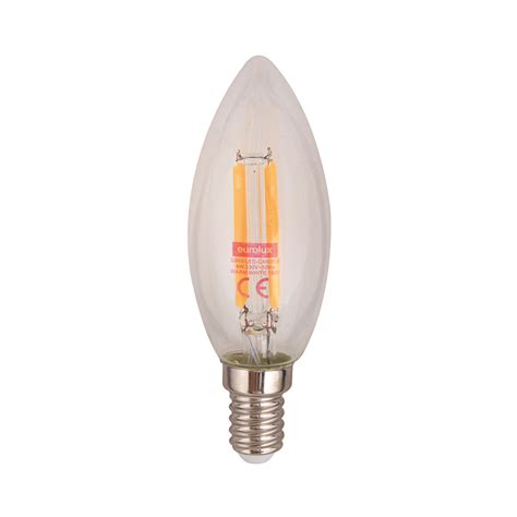 Eurolux Led E14 Candle Filament 3000k ARB Electrical Wholesalers