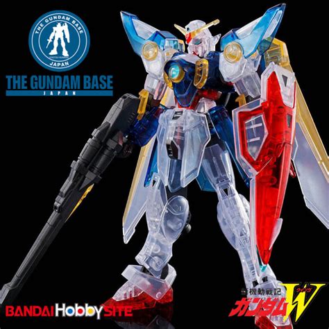 Wing Gundam Hg Scale Clear Color Model Kit Figure Gunpla Base