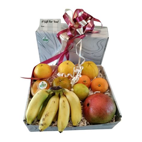 Organic Fruit Gift Box Large Sweet Tropical Fruits Fresh Organic Fruits Fruit Gift Box Gifts for ...