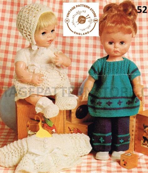 S Vintage Ply Baby Dolls Clothes Pram Set Short Sleeve Rib