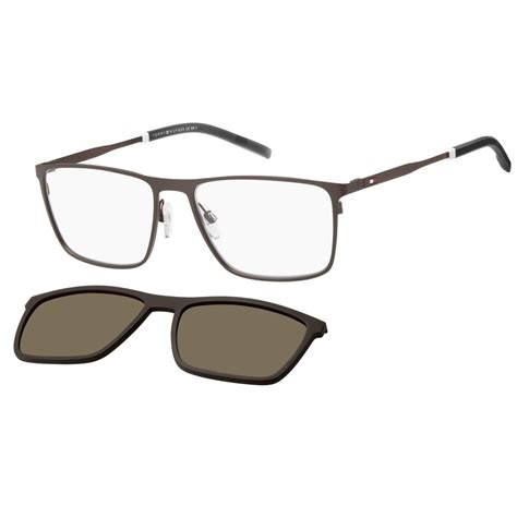 Tommy Hilfiger Th Cs With Clip On Vzh Sp Bronze Mat Lunettes Homme