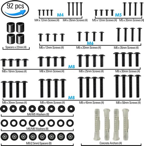 Universal TV Mounting Hardware Kit MU0041 – MOUNTUP