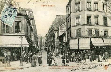 Carte Postale Ancienne Tout Paris Rue Ramponeau Cartes Postales