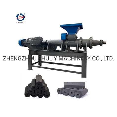 Coconut Shell Charcoal Making Machine Coal Bar Extruder Machine For