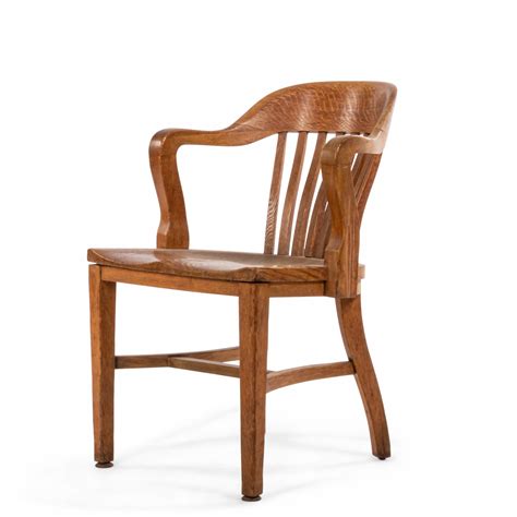 American Victorian Oak Arm Chair