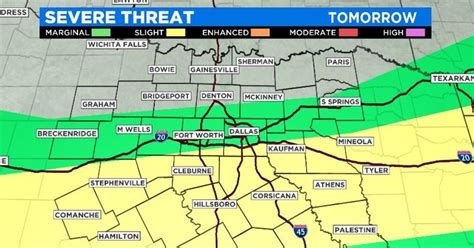 Dfw Weather Chances Of Severe Storms Remain Through The Weekend Cbs